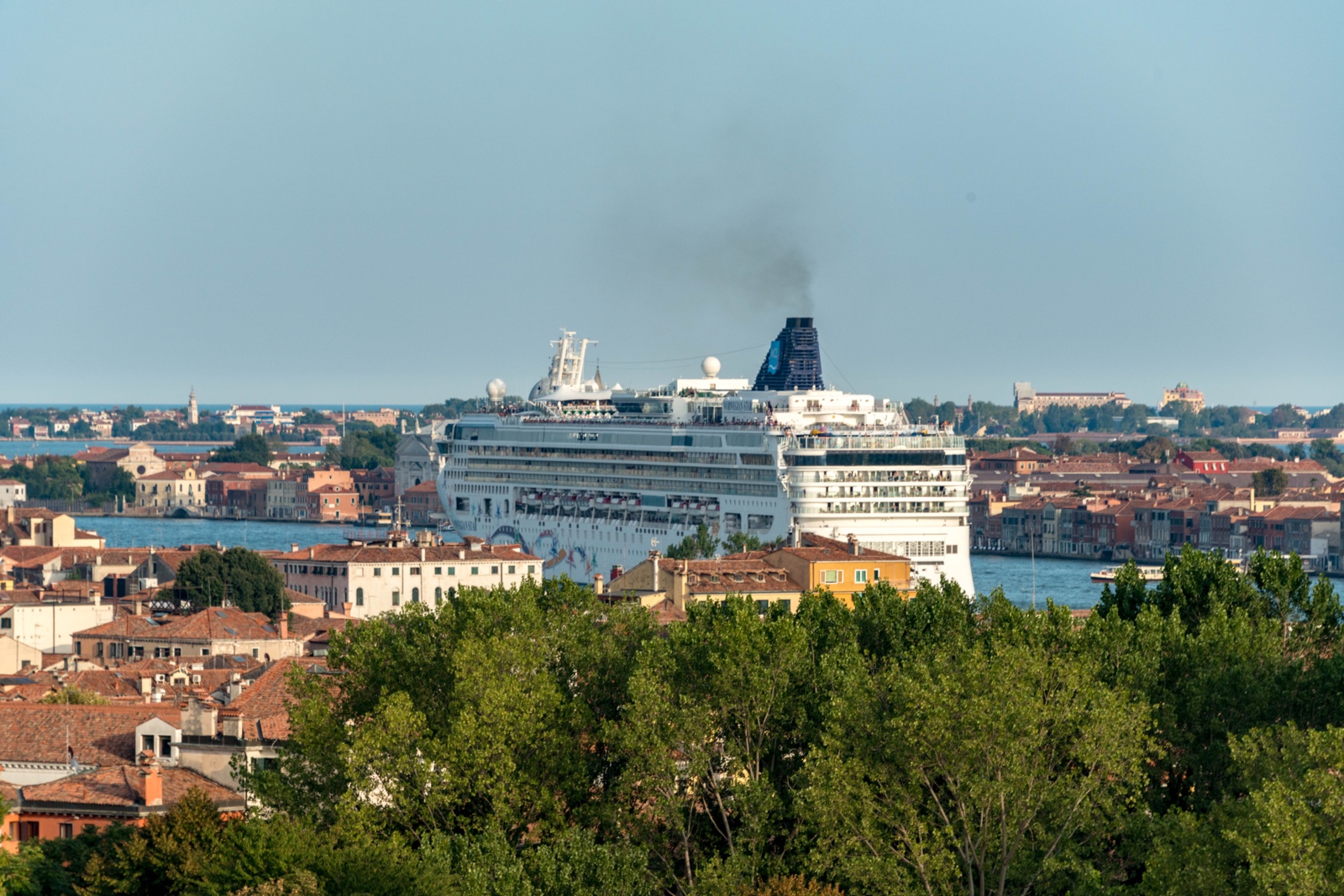 Venedig, Foto während der Ausfahrt