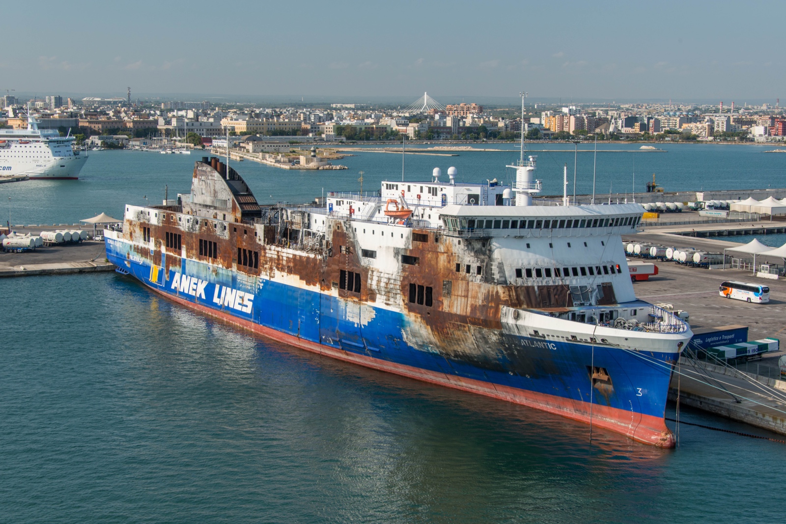 Übungsschiff der Feuerwehr