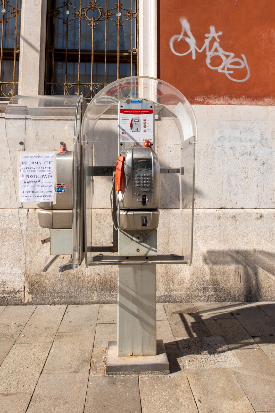 Venedig, Italien 2017, Telefonkabine