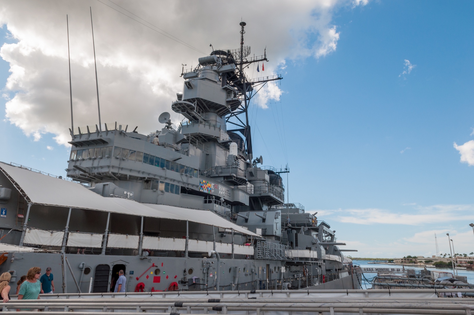 USS Missouri auf Pearl Harbor