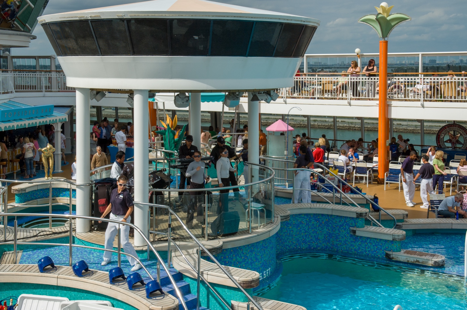 Unterhaltung auf dem Schiff