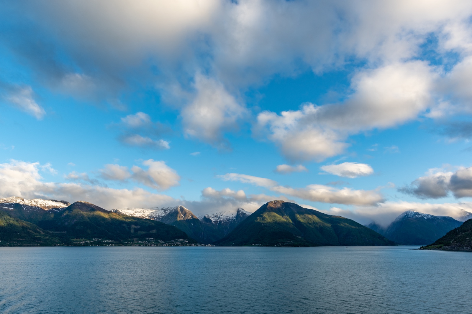 Einfahrt in den Sognefjord, Norwegen