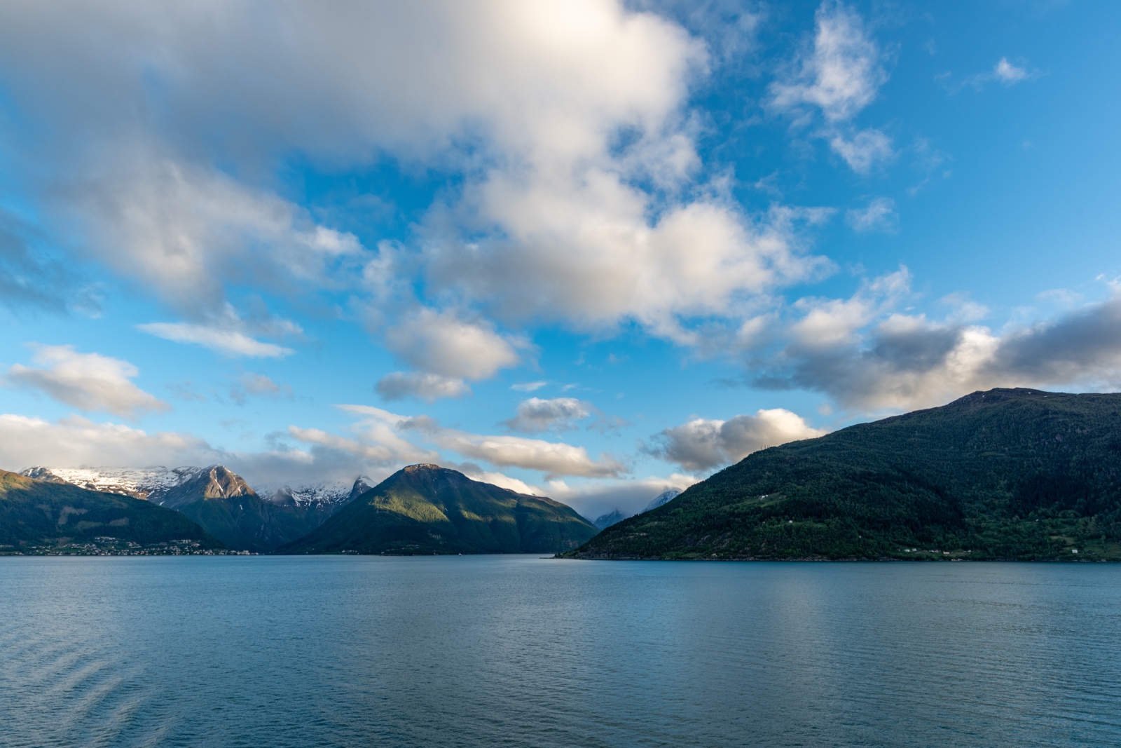 Einfahrt in den Sognefjord, Norwegen