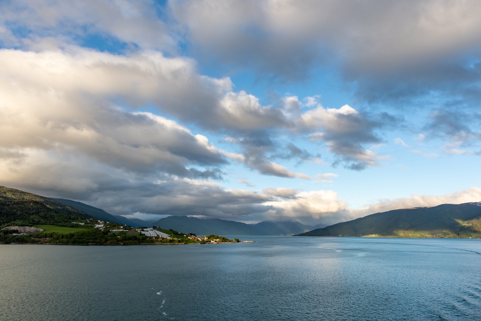 Einfahrt in den Sognefjord, Norwegen