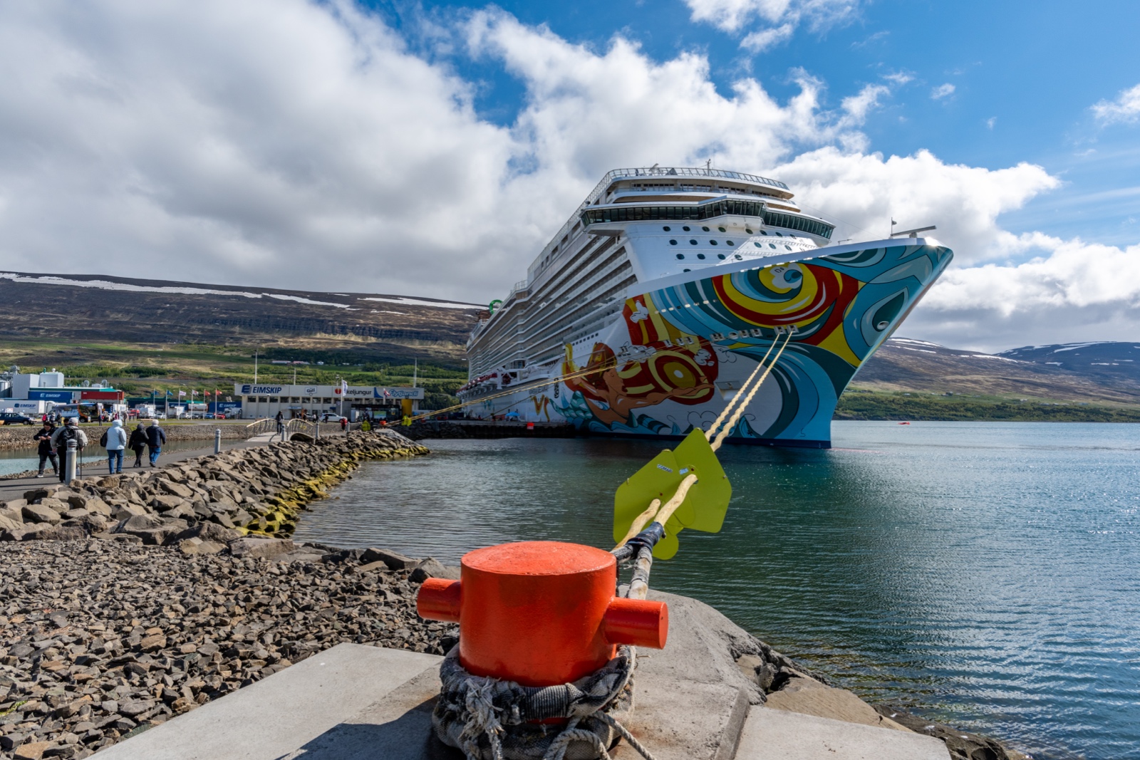 Unser Böötli in Akureyri, Island