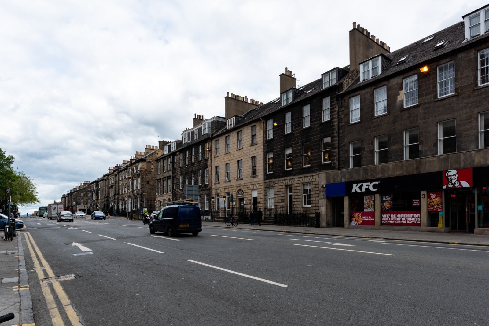 Charlotte Street in Edinburgh, Schottland