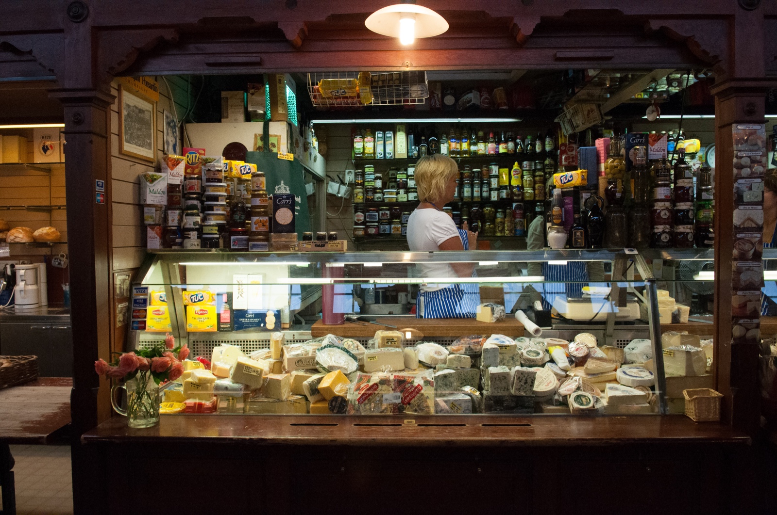 In der Markthalle in Helsinki