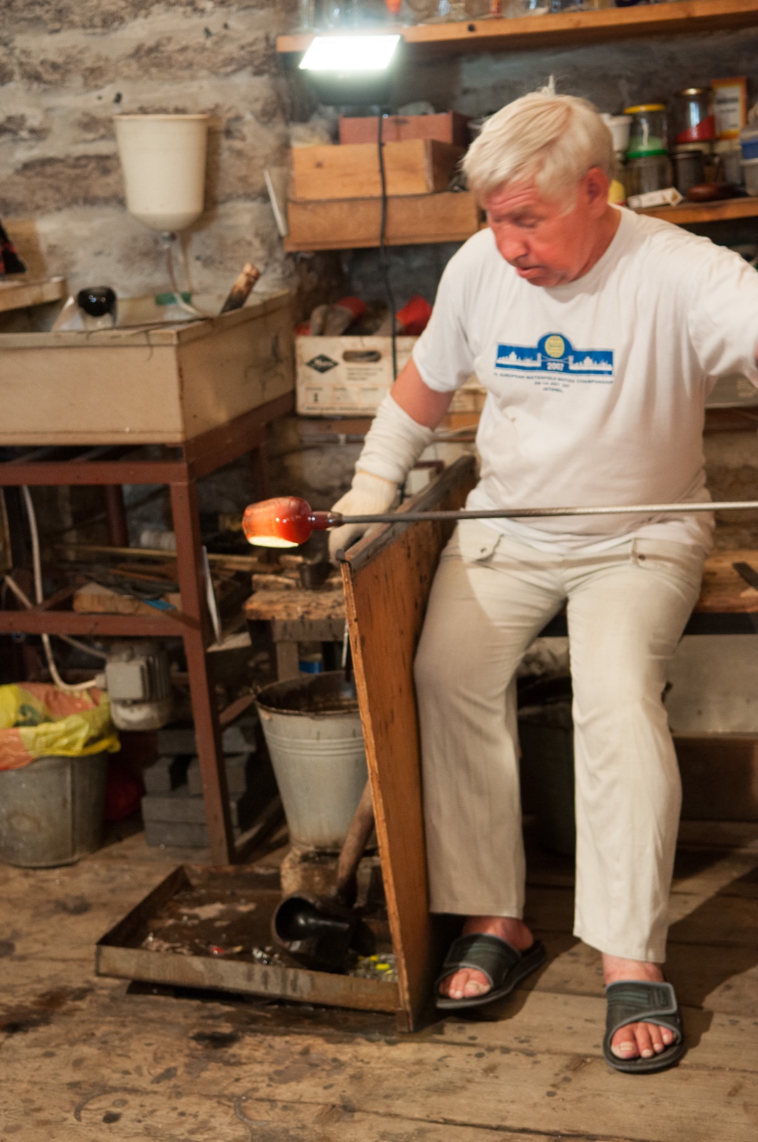 Glasbläser in Tallinn