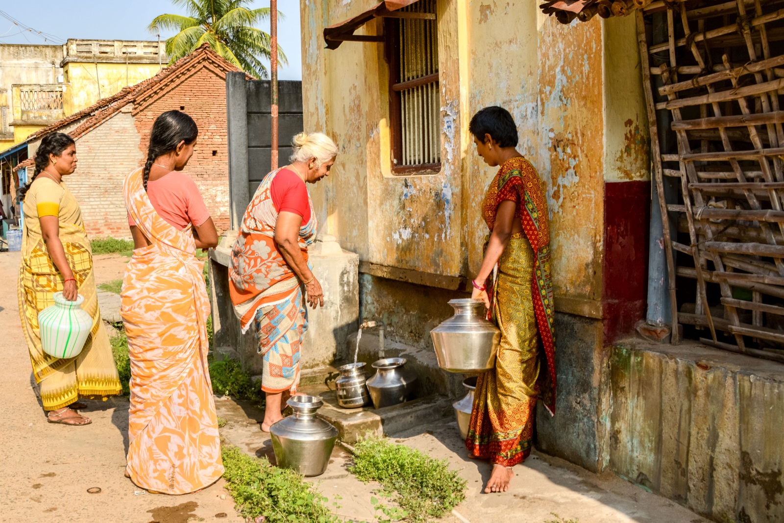 Wasserstelle in Darasuram