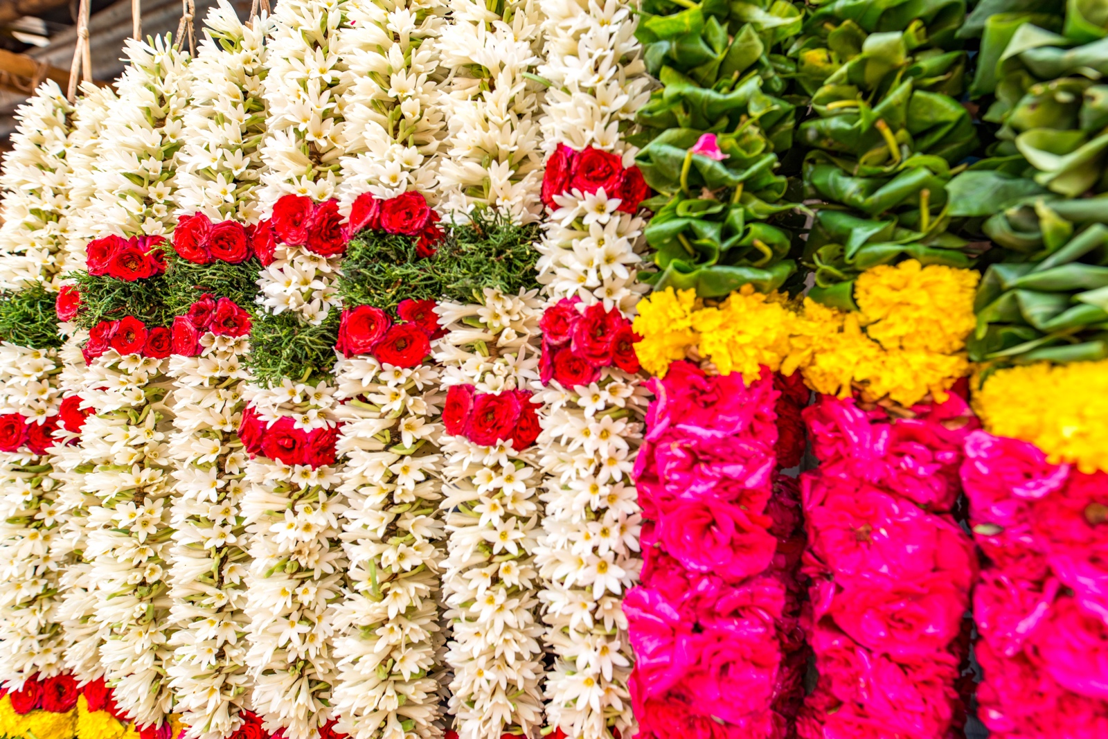 Blütenschmuck in Chennai